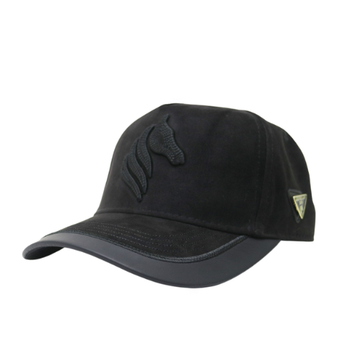 Gorra Gamuza Negra - Visera Negra