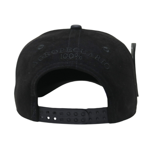 Gorra Gamuza Negra - Visera Negra