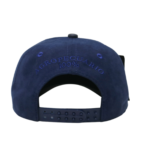 Gorra Gamuza Azul Oscura - Visera Azul Oscura