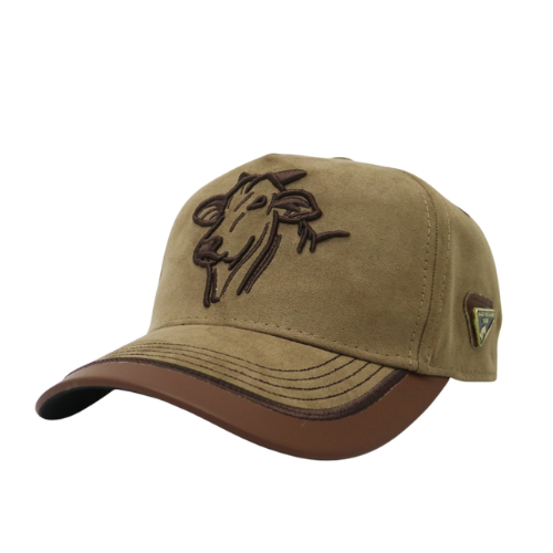 Gorra Gamuza Beige - Visera Café
