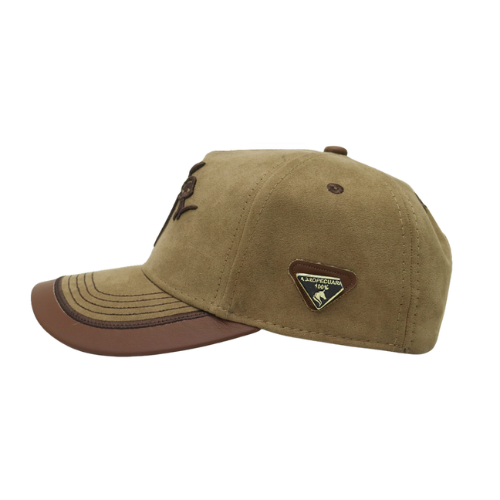 Gorra Gamuza Beige - Visera Café