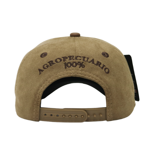 Gorra Gamuza Beige - Visera Café